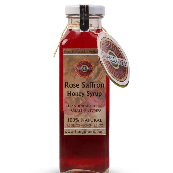 Rose Saffron Honey Syrup